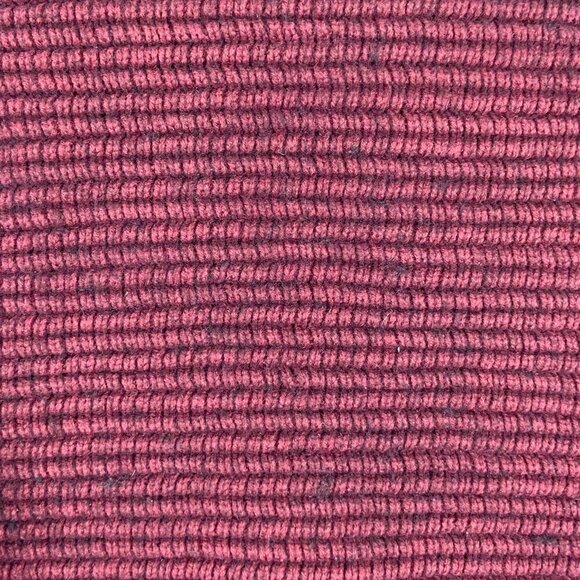 MADEWELL | Side-Button Turtleneck Sweater Thick Chunky Textured Burgundy XXS - Picture 3 of 6